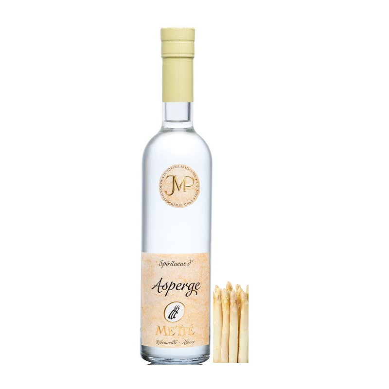 Asperge Mette eau de vie Alsace 35cl 45° - Un spiritueux haut de gamme