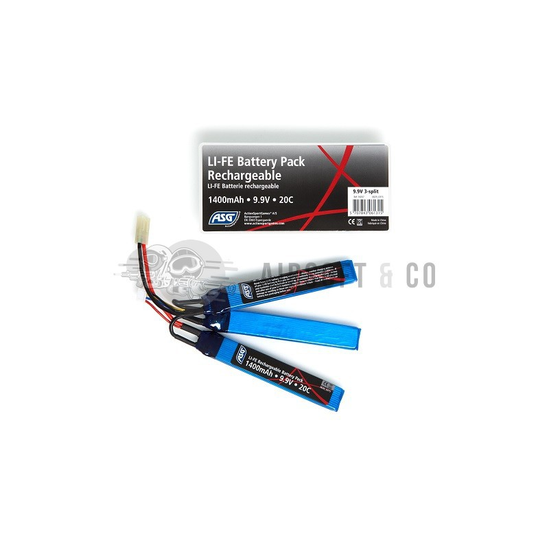 Batterie LiFe 9.9 V 1400 mAh 20C - Performances Optimisées