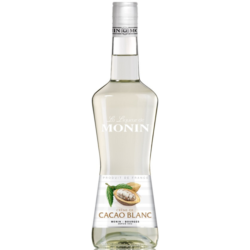 Crème cacao blanc Monin 70cl 20° - Liqueur gourmande
