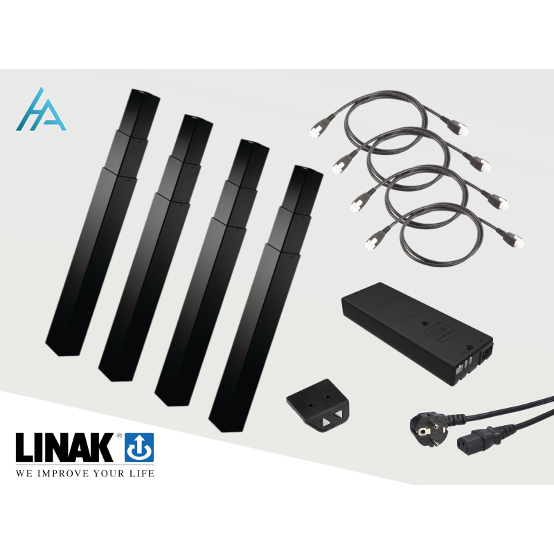 Système de réglage en hauteur 4 vérins Linak DL17 - Performance et Robustesse