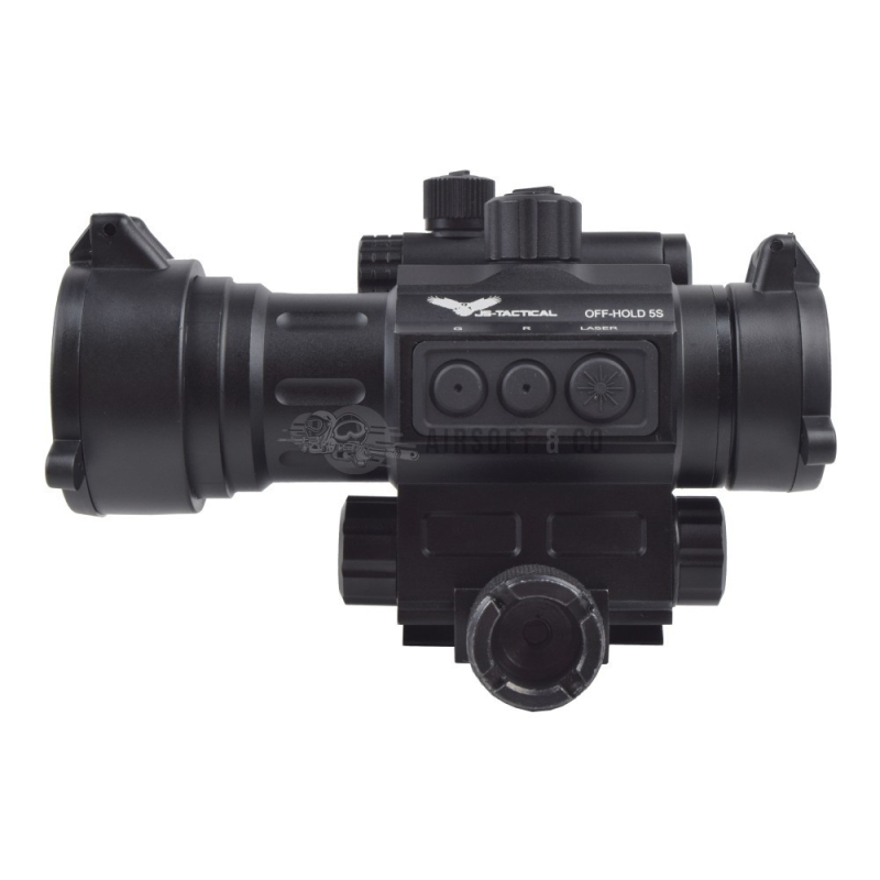 Dot-sight avec laser rouge intégré - Précision et performance