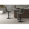 Tabouret de bar Barcelona en PU vintage - Mobilier haut de gamme
