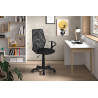 Chaise de bureau Job Mesh Noir - Confort et Élégance