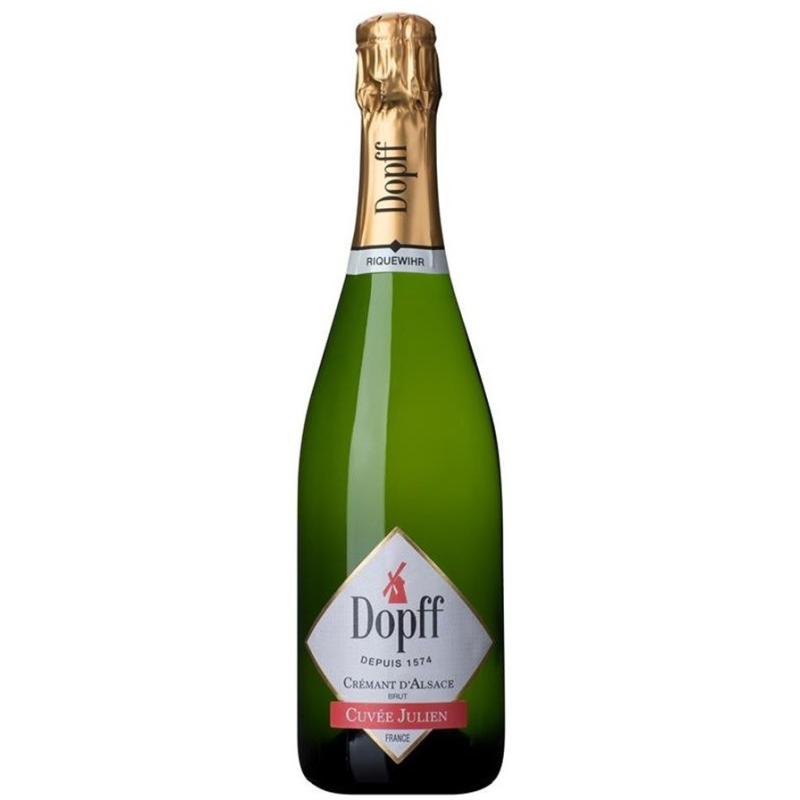 Crémant Dopff Cuvée Julien Brut Alsace 75 cl - Vin Effervescent