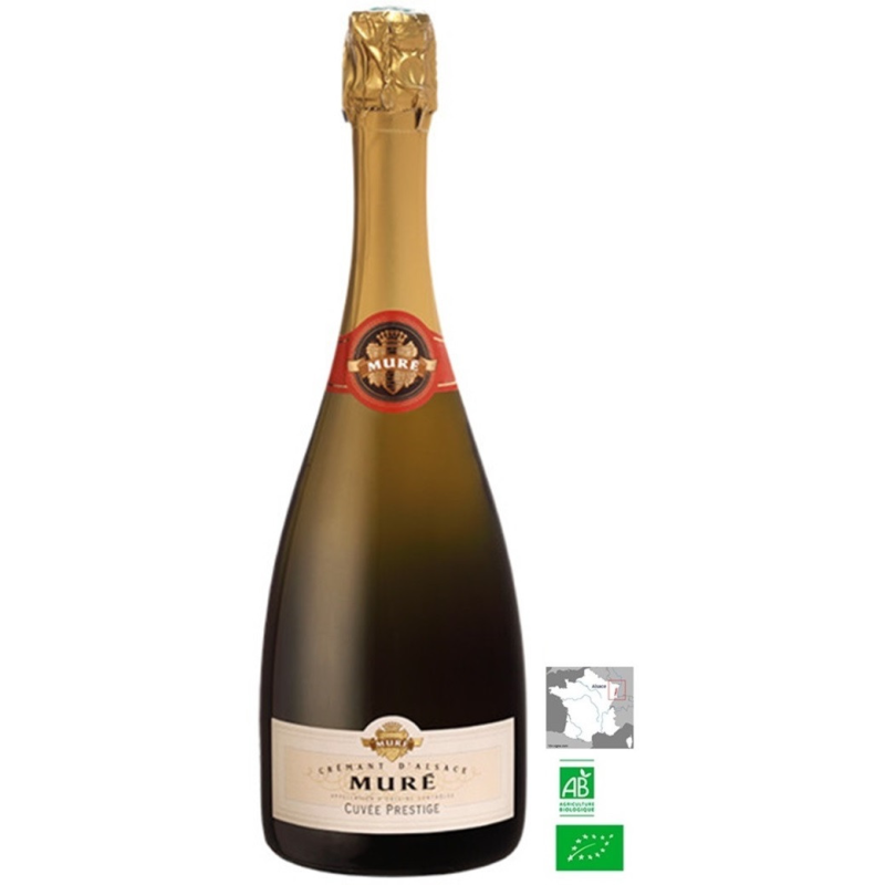 Crémant Mure Prestige Brut Magnum - Vin Blanc Effervescent Alsace AOC