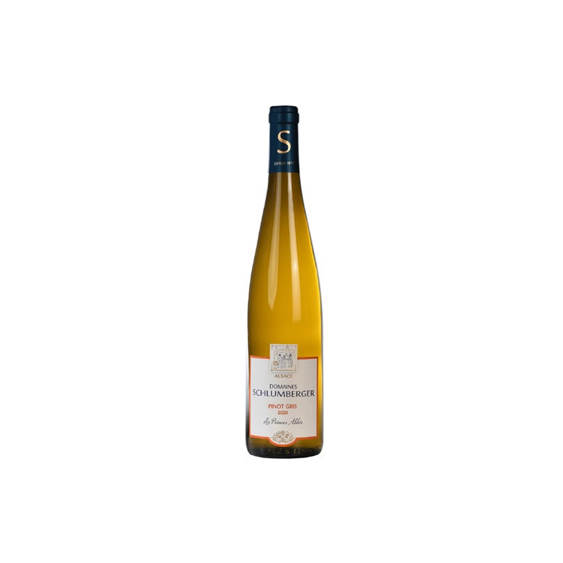 Pinot Gris Les Princes Abbes 2023 - Vin Blanc Demi-Sec d'Alsace