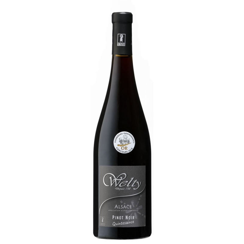 Pinot Noir Quintessence Bio Welty 2023 - Vin Rouge Alsace AOP 75cl