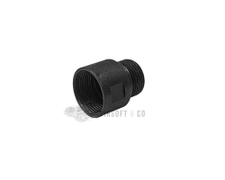 CTM Aluminium Silencer 16 mm CW to 14 mm CCW Thread Adapter - Équipement Sportif
