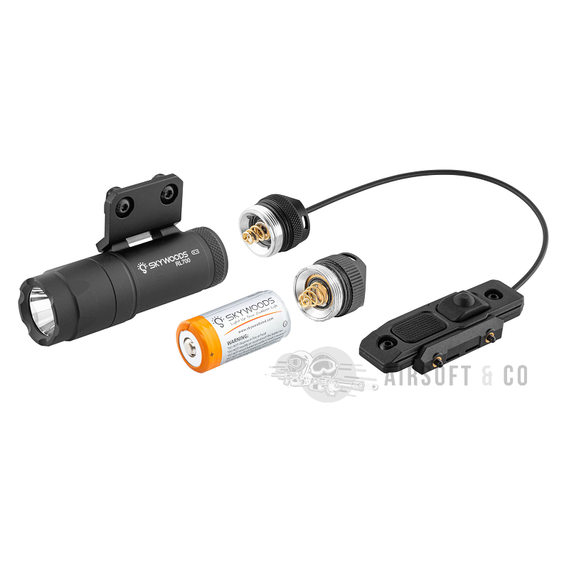 Lampe ADERE 700 lumens - SKYWOODS TACTICAL | Équipement Sportif