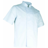 Veste cuisinier blanche manches courtes Aubergine - Confort et style