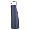 Tablier à bavette imperméable rayures Portwest - Protection et qualité