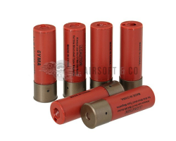 Pack de 6 cartouches CYMA pour Shotgun (Red) - Équipement Sportif