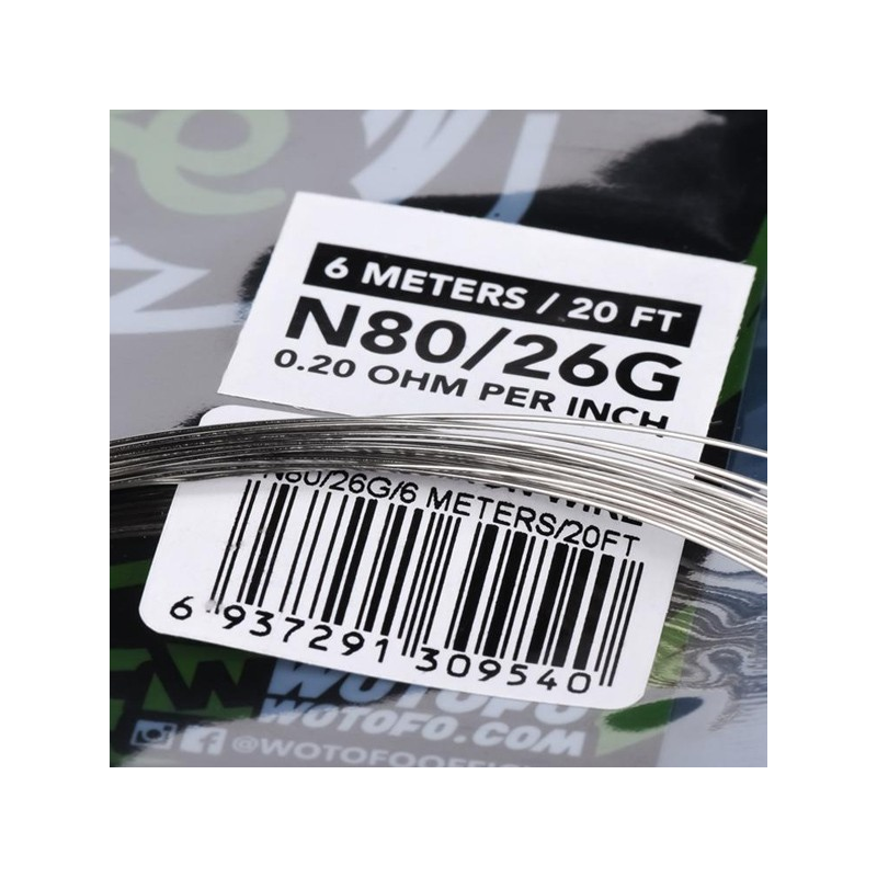 Bobine Ni80 Competition Wire - Wotofo | Performance et Qualité