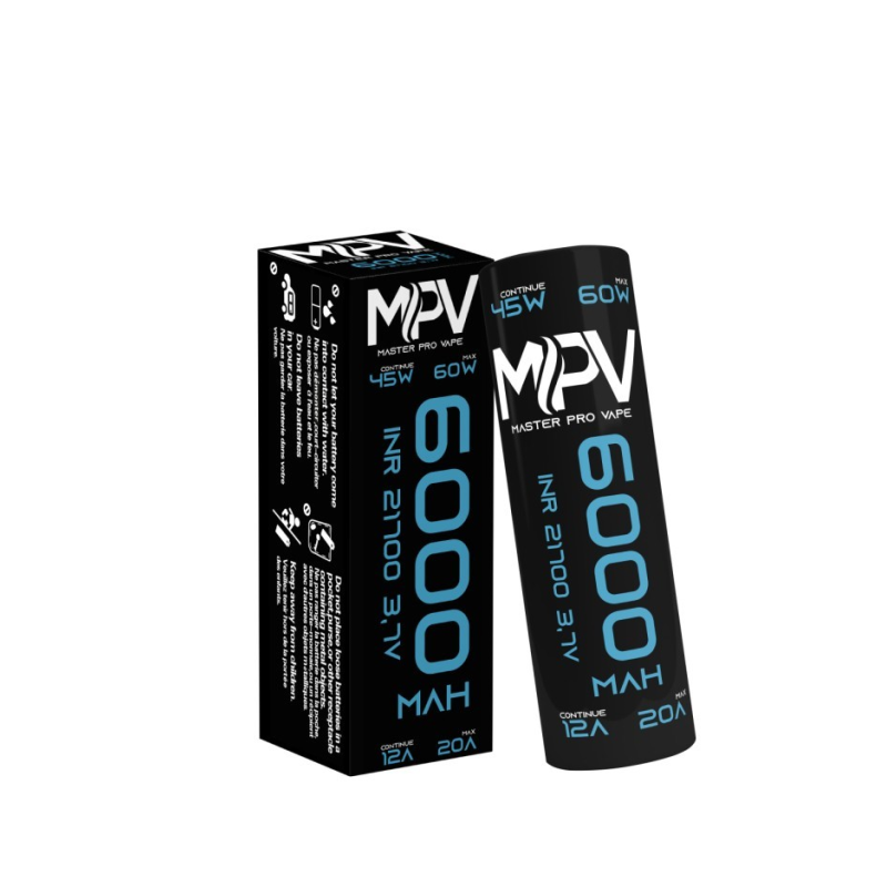 Accu 21700 6000mAh 20A - MPV | Cigarettes Électroniques et Vaping