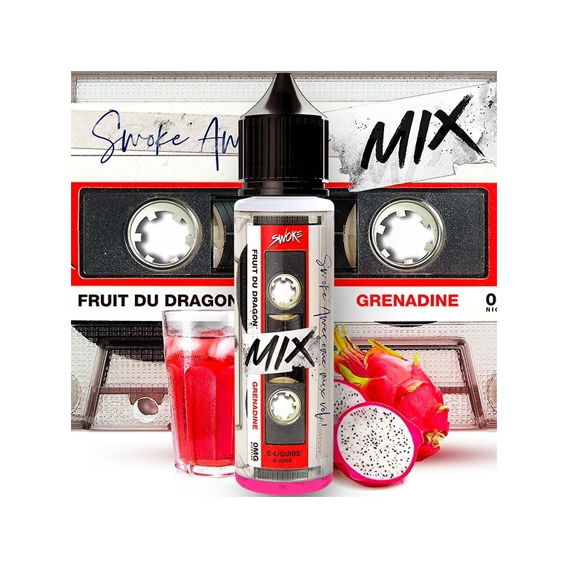 Mix - Swoke 50ml : E-liquide haut de gamme sans nicotine