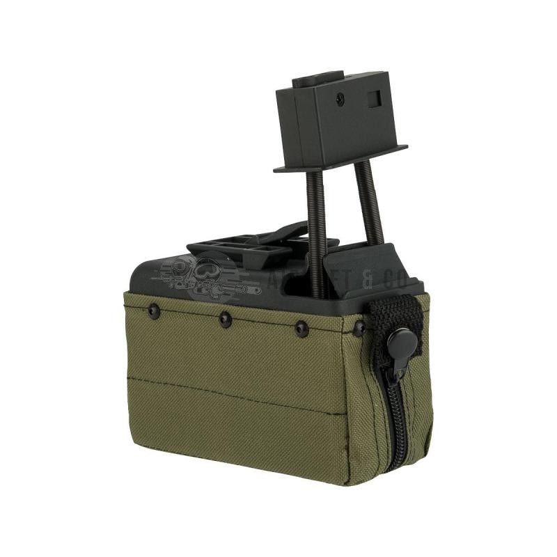 A&K M249 Series 1500 rds Ammobox - OD | Équipement Sportif Haut de Gamme