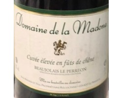 Beaujolais Villages AOC Perreon Domaine de la Madone 37.5 cl - Vin d'exception