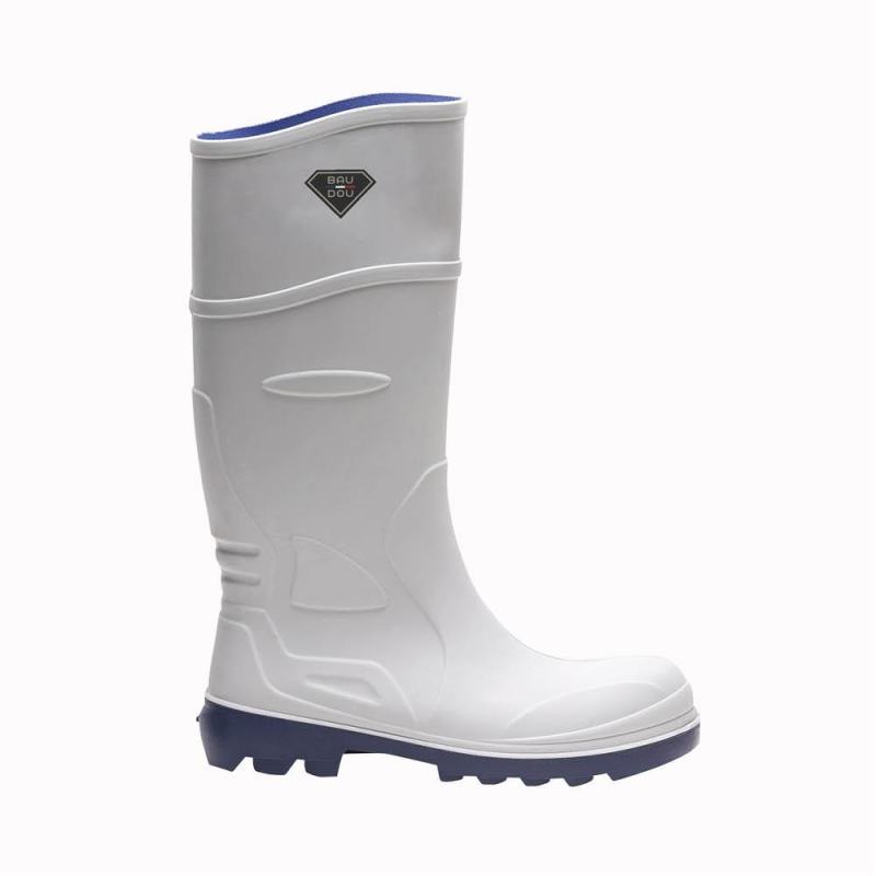 Botte de sécurité en polyuréthane blanche Tokay Baudou - Confort et protection