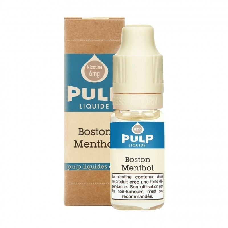 E-liquide Boston Menthol - Pulp 10ml pour un vapotage frais