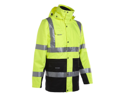 Parka haute visibilité 4 en 1 Wellington Nine Worths | Sécurité et Confort