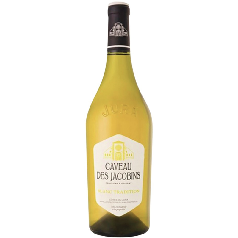 Côtes Jura Blanc Tradition Caveau des Jacobins AOC 75 cl - Vin Blanc d'Exception