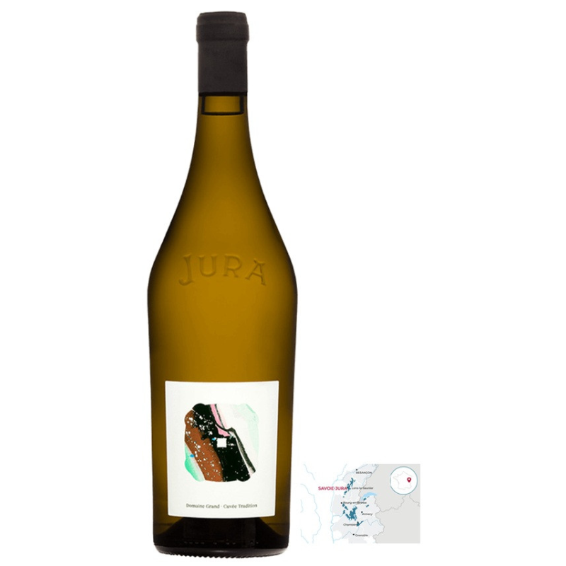 Côtes du Jura Tradition blanc Domaine Grand AOP 2018 - Vin de Bourgogne Franche-Comté