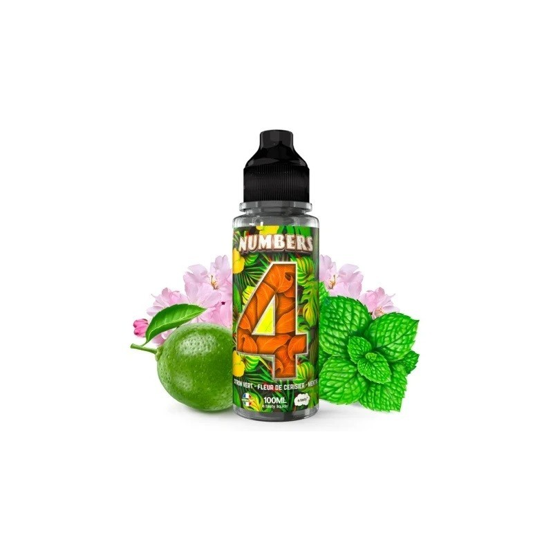 Numbers 4 - E.Tasty 100ml | E-liquide haut de gamme
