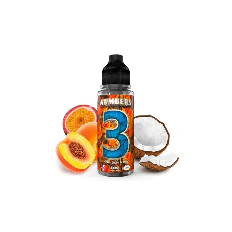 Numbers 3 - E.Tasty 100ml - E-liquide haut de gamme sans nicotine
