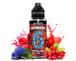 Numbers 6 - E.Tasty 100ml : E-liquide Premium sans Nicotine