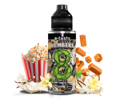 Numbers 8 - E.Tasty 100ml : E-liquide haut de gamme sans nicotine