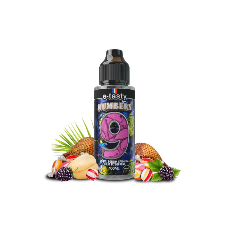 Numbers 9 - E.Tasty 100ml | E-liquide haut de gamme