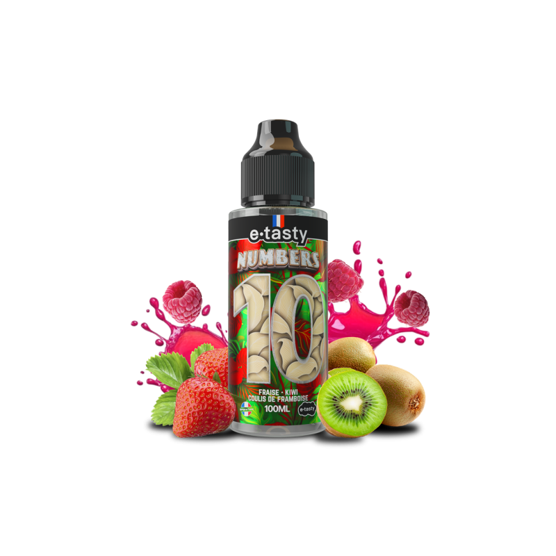 Numbers 10 - E.Tasty 100ml : E-liquide haut de gamme