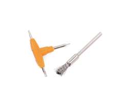 Tournevis + Brosse pour Cigarettes Électroniques - Accessoire Vaping