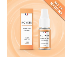La fameuse Custard - Sel de nicotine - Roykin | E-Liquide Haut de Gamme