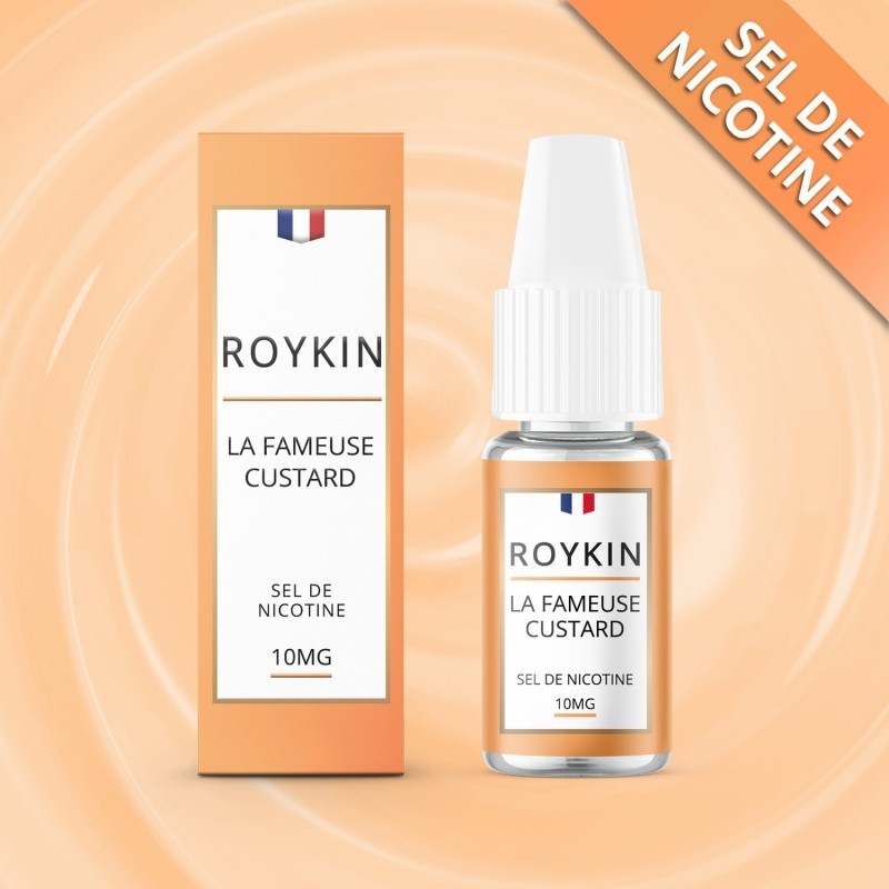 La fameuse Custard - Sel de nicotine - Roykin | E-Liquide Haut de Gamme