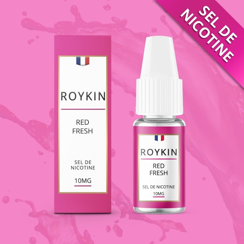 Red Fresh - Sel de Nicotine - Roykin | E-liquide Premium