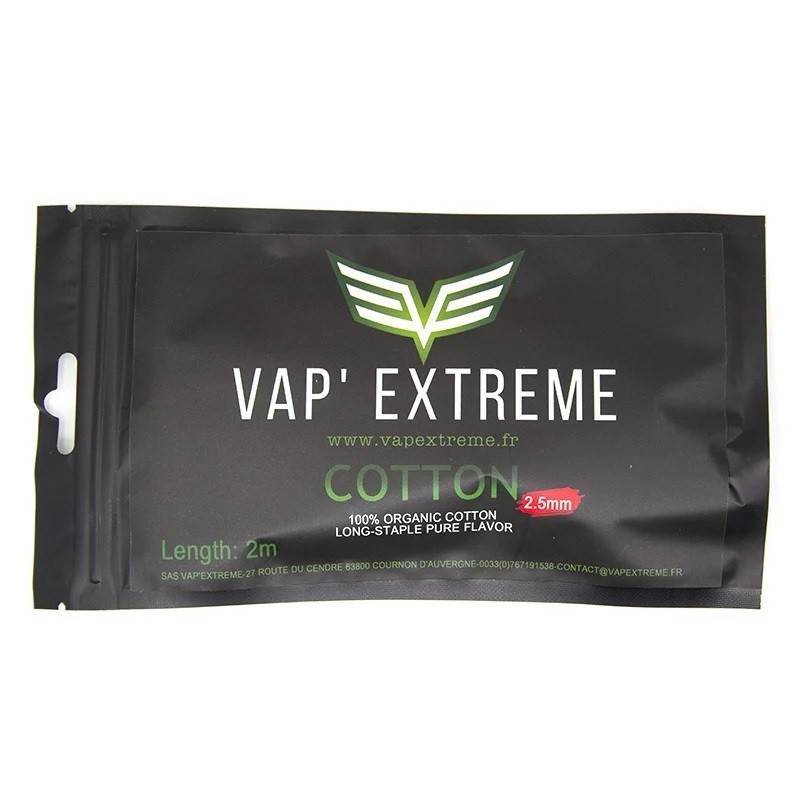 Coton Dosé - Vap'Extreme : Coton de qualité pour vapotage