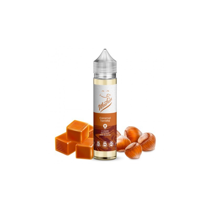 E-liquide Caramel Torréfié - Machin 50ml | Vaping Premium