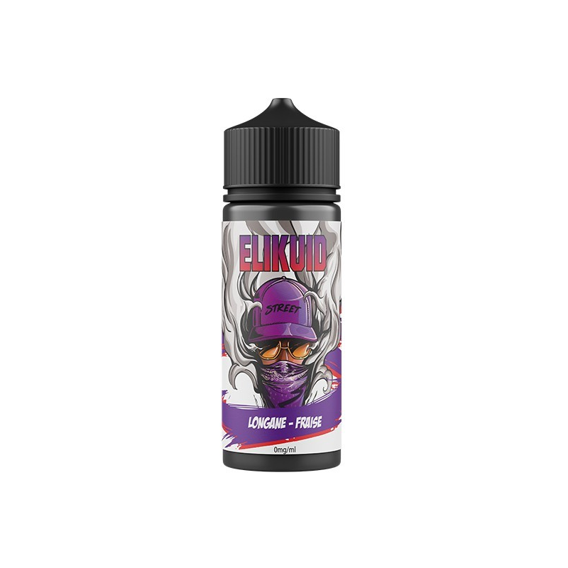 Longane Fraise Elikuid 100ml - E-liquide premium