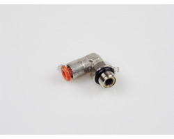 Raccord coudé orientable Macroflex 1/8 mâle - Flexible Ø 4 mm