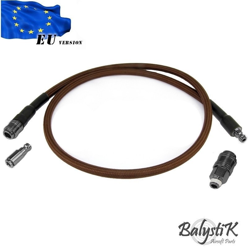 Ligne complète HPA haut débit tressée nylon - Deep Coffee (version EU)