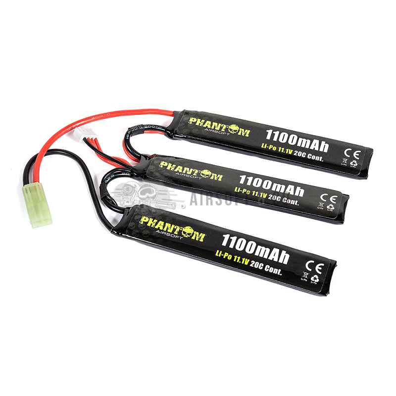 Batterie LiPo 11.1 V 1100 mAh 20C Triple - Performance élevée