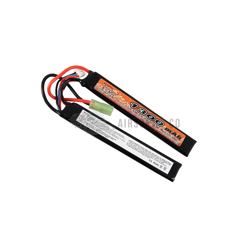 Batterie LiPo 7.4 V 1300 mAh 15C Twin - Équipement Sportif