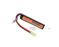 Batterie LiPo 7.4 v 1300 mAh 15C Burst 30C - Équipement Sportif