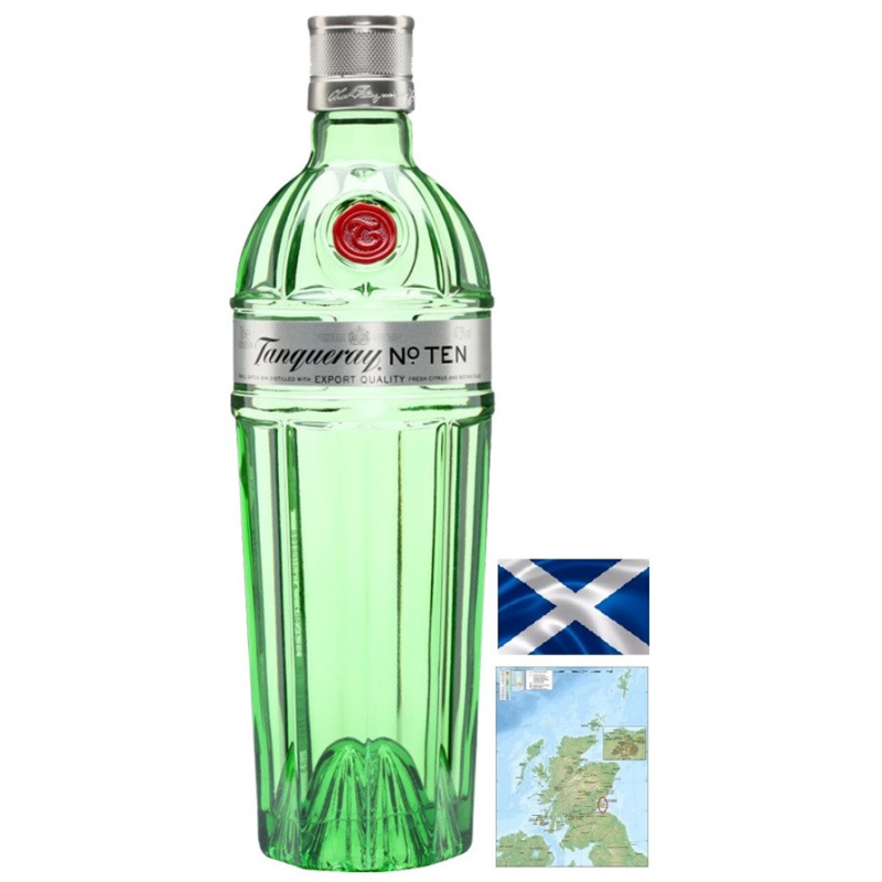 Tanqueray Ten Gin Écosse 70cl - Un Gin Premium
