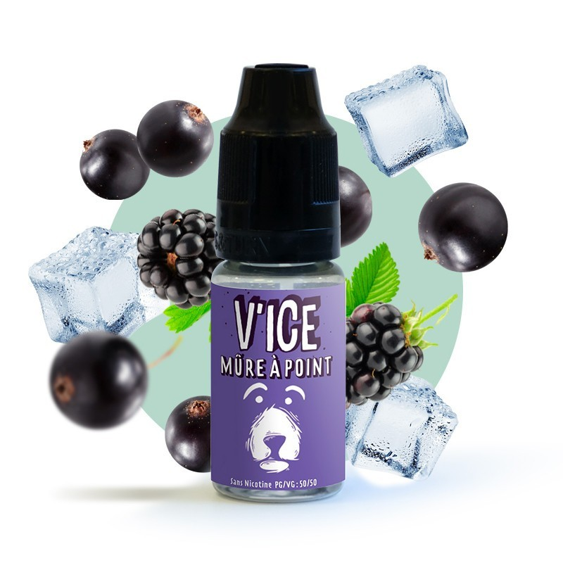 Mûre à point - V'ice 10ml : E-liquide haut de gamme pour vapoteurs