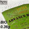 Billes 0.36 gr Bio Advance - Kyou Airsoft | Équipement Sportif