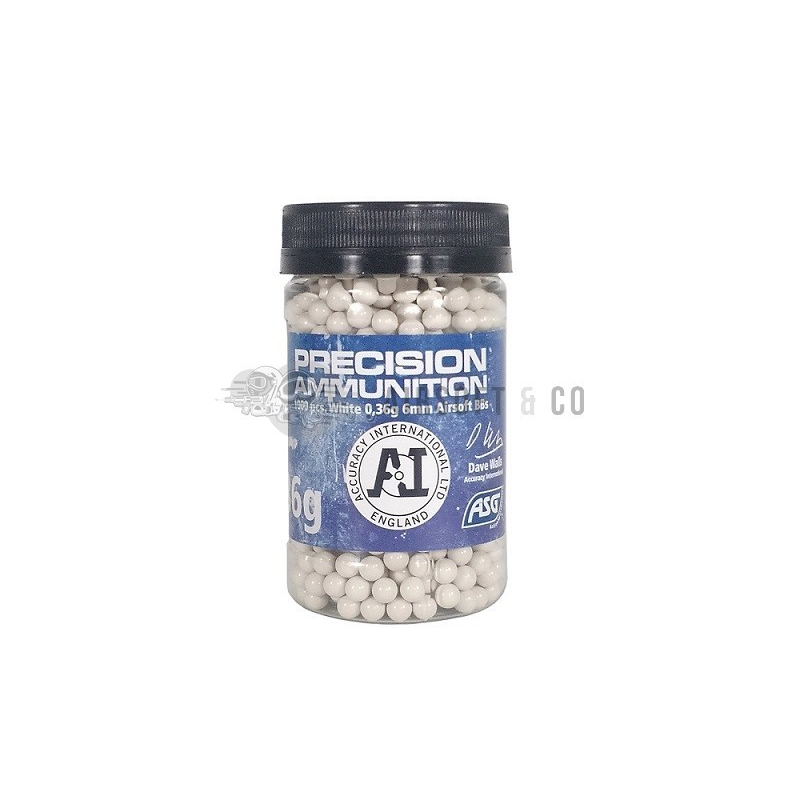 Billes 0.36 gr Standard - 1000 billes pour airsoft