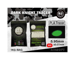 Billes BLS 0.28 gr Bio - Traçantes vertes en 1 kg | Équipement Sportif