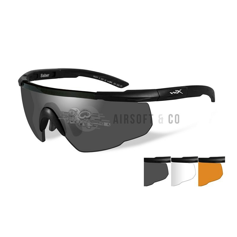 Lunettes Saber Advanced en coffret (BK) - Protection et confort | WILEY X